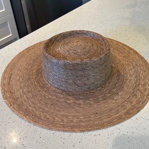 Lack of color, Wide-brim  Palma hat